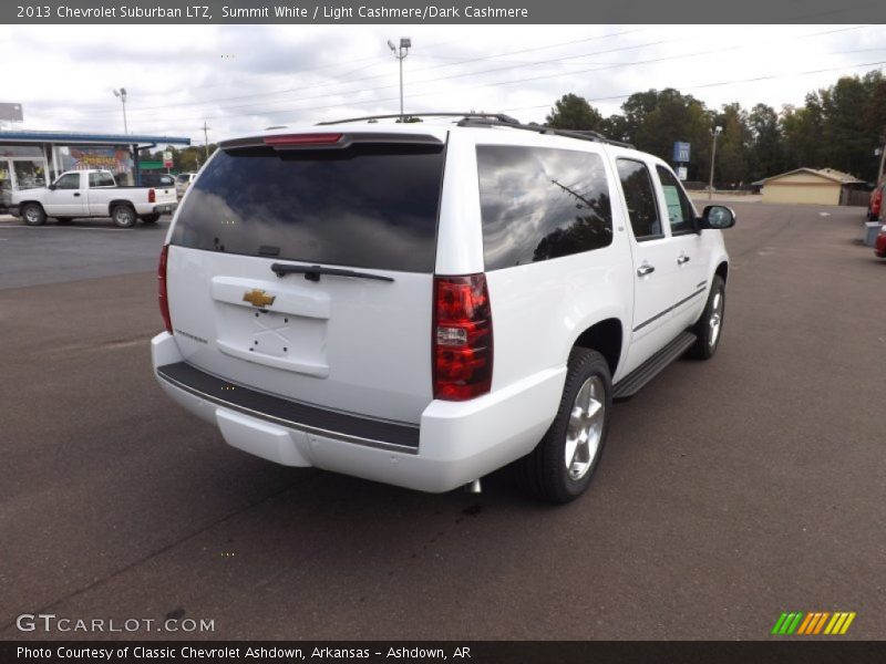 Summit White / Light Cashmere/Dark Cashmere 2013 Chevrolet Suburban LTZ