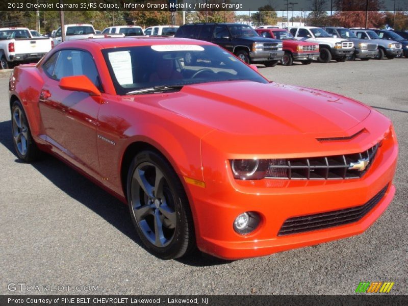 Front 3/4 View of 2013 Camaro SS/RS Coupe