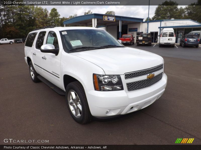 Front 3/4 View of 2013 Suburban LTZ
