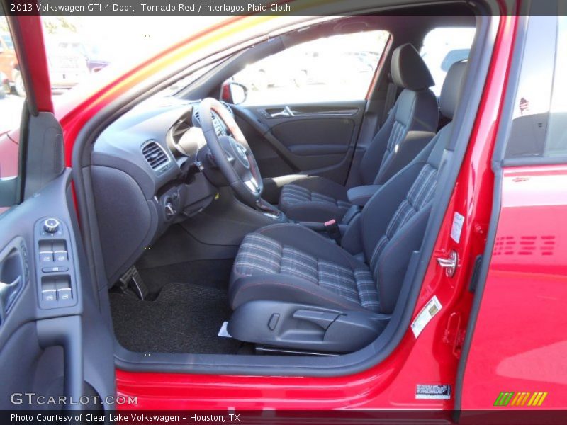  2013 GTI 4 Door Interlagos Plaid Cloth Interior