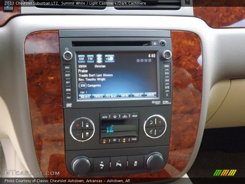 Controls of 2013 Suburban LTZ