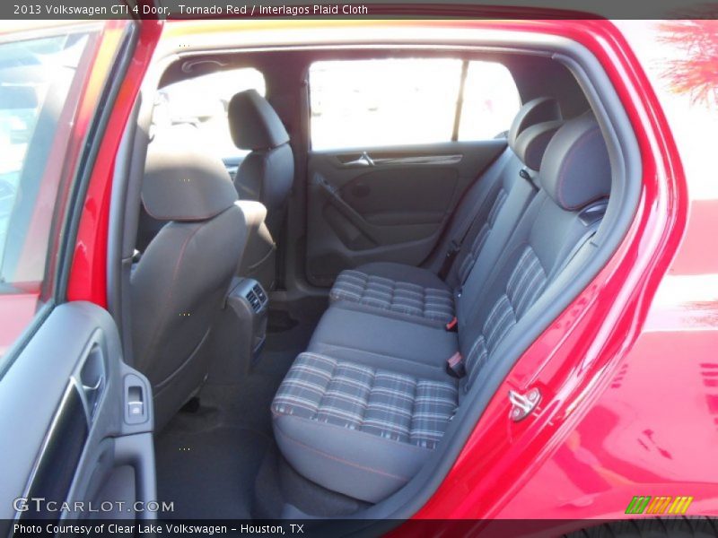  2013 GTI 4 Door Interlagos Plaid Cloth Interior