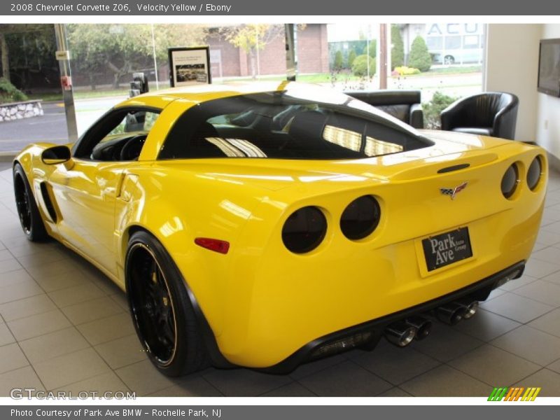Velocity Yellow / Ebony 2008 Chevrolet Corvette Z06
