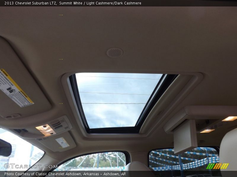 Summit White / Light Cashmere/Dark Cashmere 2013 Chevrolet Suburban LTZ
