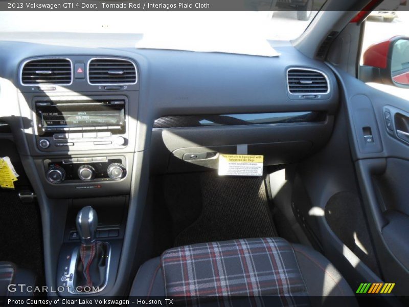 Tornado Red / Interlagos Plaid Cloth 2013 Volkswagen GTI 4 Door