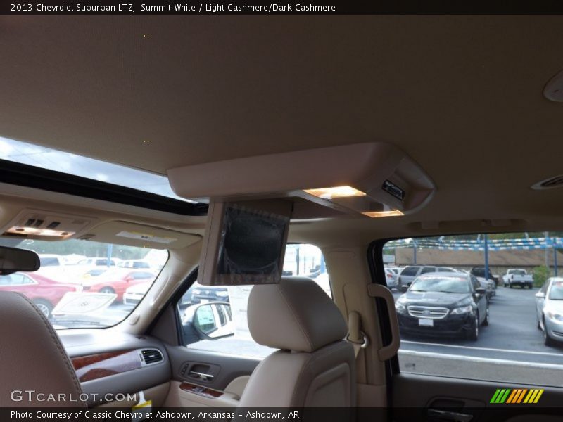 Summit White / Light Cashmere/Dark Cashmere 2013 Chevrolet Suburban LTZ