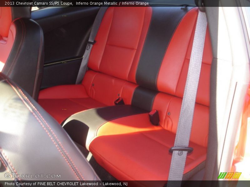 Rear Seat of 2013 Camaro SS/RS Coupe