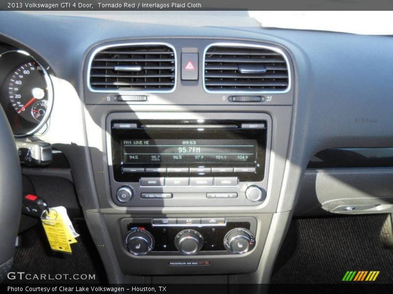 Tornado Red / Interlagos Plaid Cloth 2013 Volkswagen GTI 4 Door