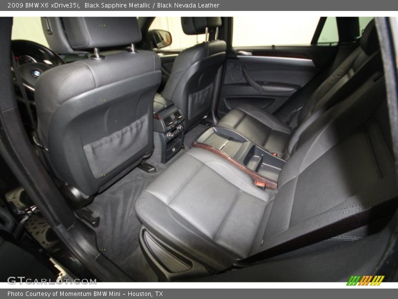Black Sapphire Metallic / Black Nevada Leather 2009 BMW X6 xDrive35i