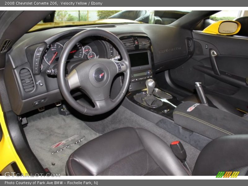 Ebony Interior - 2008 Corvette Z06 