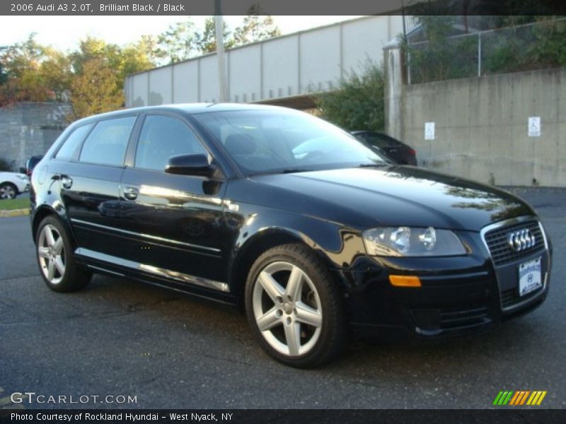 Brilliant Black / Black 2006 Audi A3 2.0T