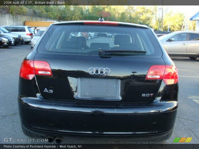 Brilliant Black / Black 2006 Audi A3 2.0T