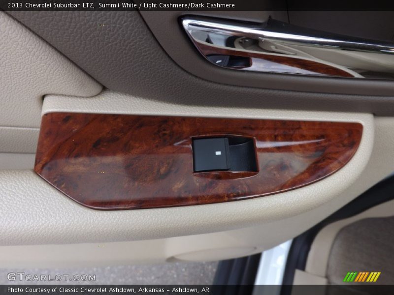 Summit White / Light Cashmere/Dark Cashmere 2013 Chevrolet Suburban LTZ