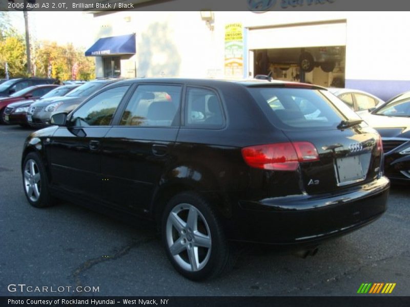 Brilliant Black / Black 2006 Audi A3 2.0T