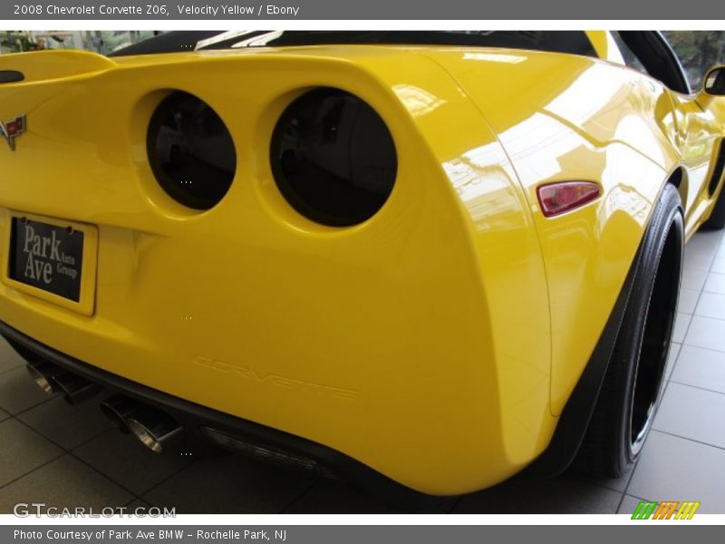 Velocity Yellow / Ebony 2008 Chevrolet Corvette Z06