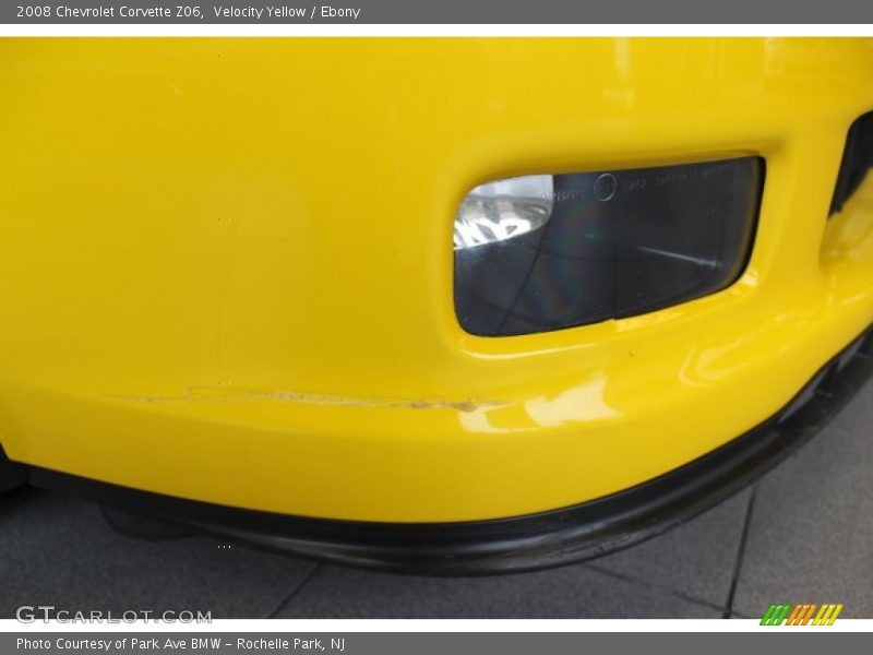Velocity Yellow / Ebony 2008 Chevrolet Corvette Z06