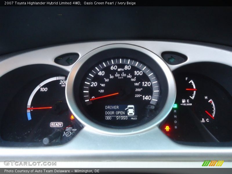  2007 Highlander Hybrid Limited 4WD Hybrid Limited 4WD Gauges