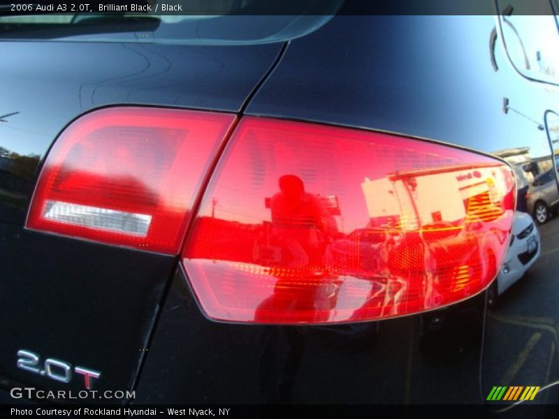 Brilliant Black / Black 2006 Audi A3 2.0T