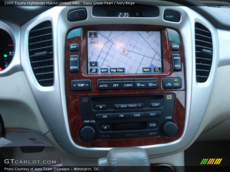 Controls of 2007 Highlander Hybrid Limited 4WD