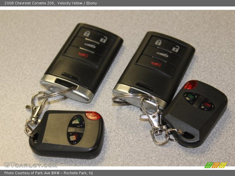 Keys of 2008 Corvette Z06