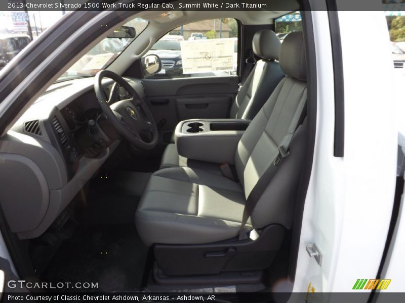 Front Seat of 2013 Silverado 1500 Work Truck Regular Cab