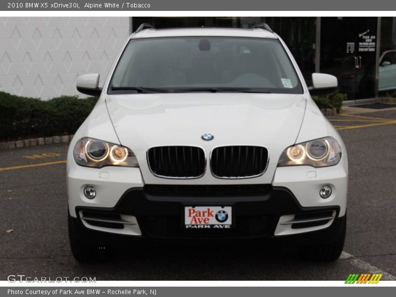Alpine White / Tobacco 2010 BMW X5 xDrive30i