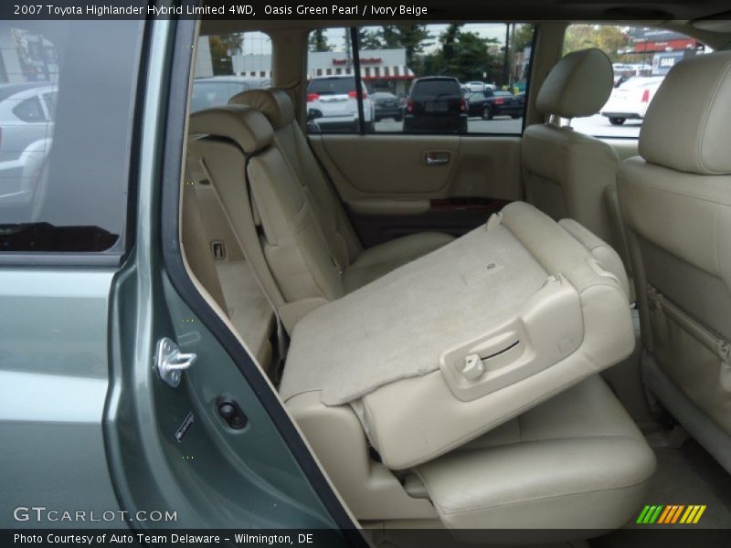 Oasis Green Pearl / Ivory Beige 2007 Toyota Highlander Hybrid Limited 4WD