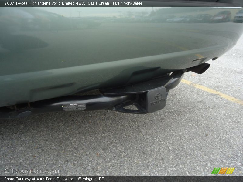 Oasis Green Pearl / Ivory Beige 2007 Toyota Highlander Hybrid Limited 4WD