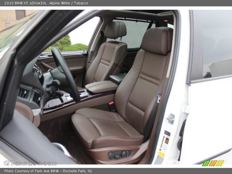 Alpine White / Tobacco 2010 BMW X5 xDrive30i