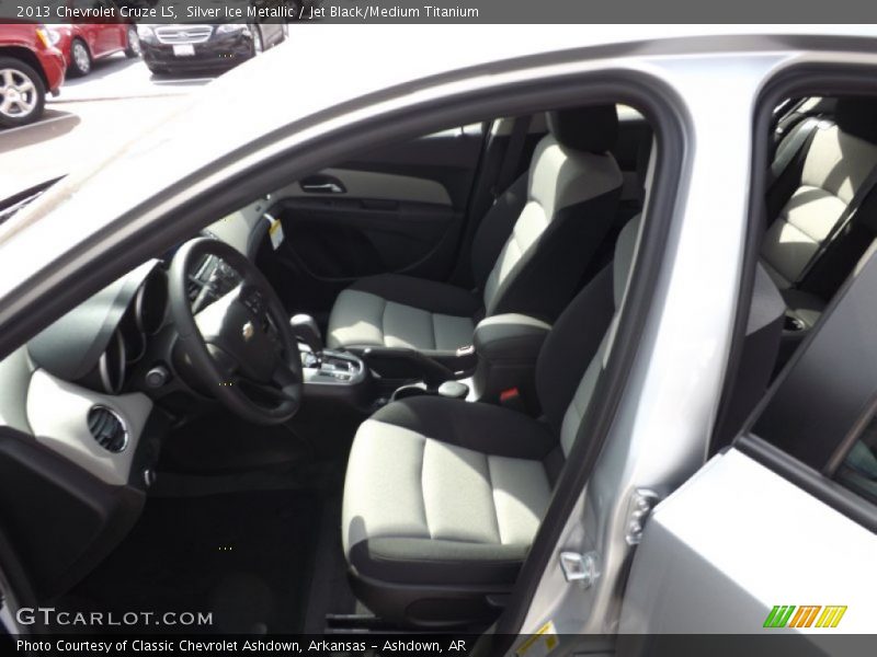 Silver Ice Metallic / Jet Black/Medium Titanium 2013 Chevrolet Cruze LS