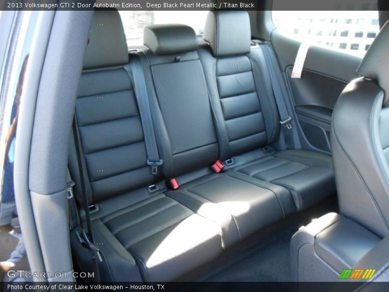 Deep Black Pearl Metallic / Titan Black 2013 Volkswagen GTI 2 Door Autobahn Edition