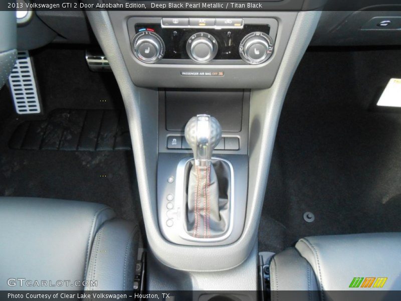 Deep Black Pearl Metallic / Titan Black 2013 Volkswagen GTI 2 Door Autobahn Edition