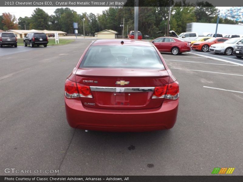 Crystal Red Metallic Tintcoat / Jet Black 2013 Chevrolet Cruze ECO