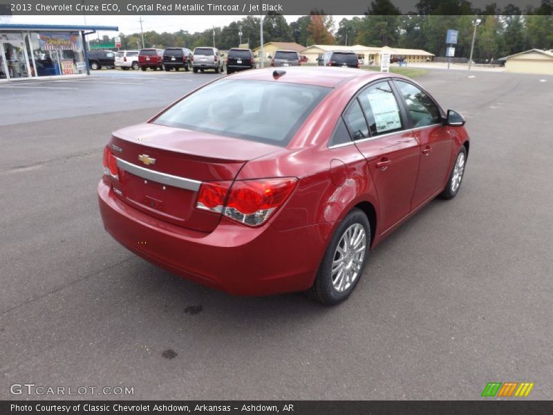 Crystal Red Metallic Tintcoat / Jet Black 2013 Chevrolet Cruze ECO