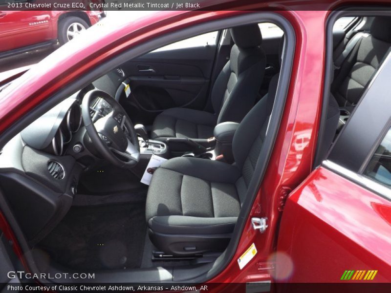Crystal Red Metallic Tintcoat / Jet Black 2013 Chevrolet Cruze ECO