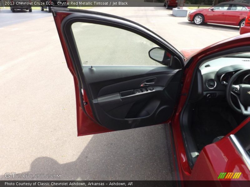 Crystal Red Metallic Tintcoat / Jet Black 2013 Chevrolet Cruze ECO