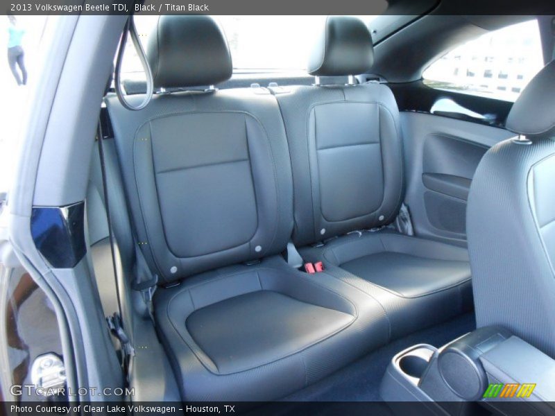 Rear Seat of 2013 Beetle TDI