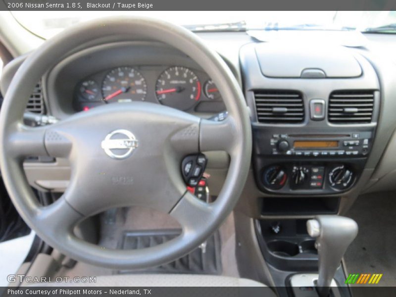 Blackout / Taupe Beige 2006 Nissan Sentra 1.8 S