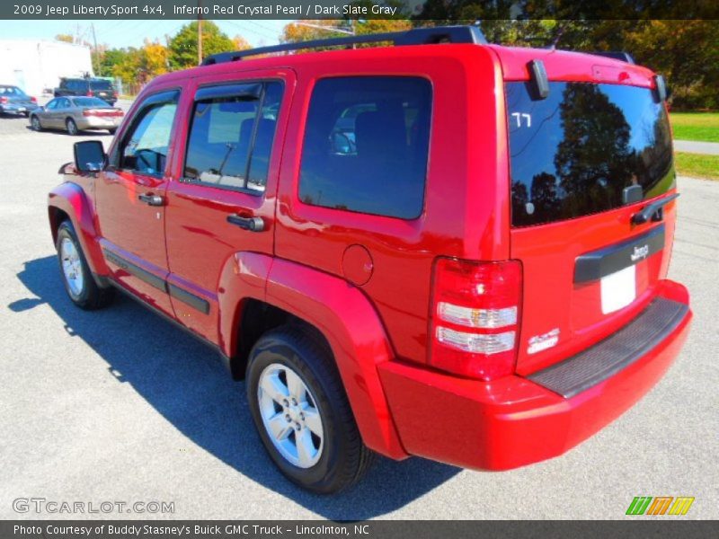Inferno Red Crystal Pearl / Dark Slate Gray 2009 Jeep Liberty Sport 4x4