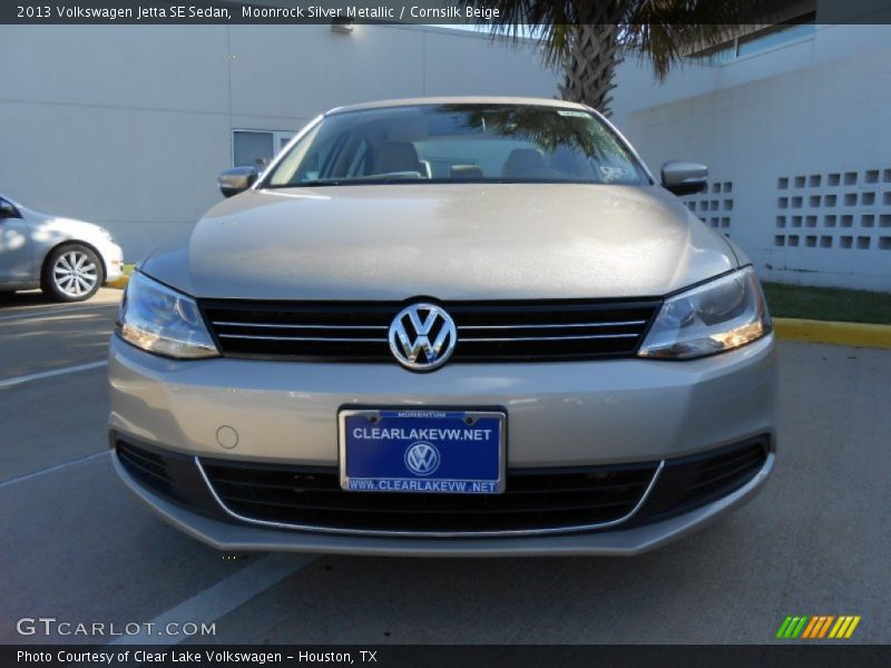 Moonrock Silver Metallic / Cornsilk Beige 2013 Volkswagen Jetta SE Sedan