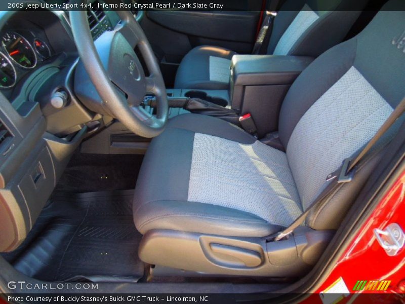 Inferno Red Crystal Pearl / Dark Slate Gray 2009 Jeep Liberty Sport 4x4
