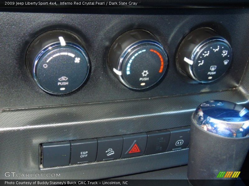 Inferno Red Crystal Pearl / Dark Slate Gray 2009 Jeep Liberty Sport 4x4