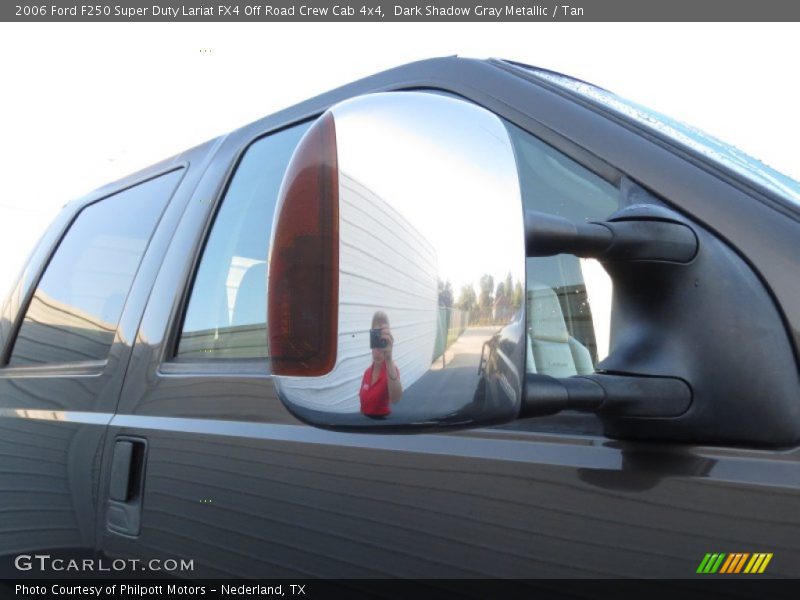 Dark Shadow Gray Metallic / Tan 2006 Ford F250 Super Duty Lariat FX4 Off Road Crew Cab 4x4