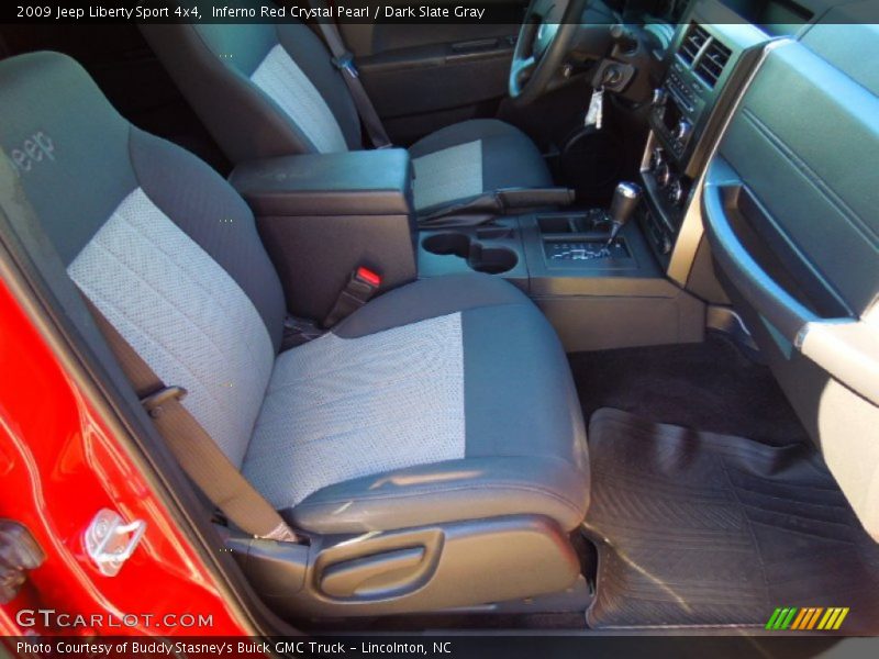 Inferno Red Crystal Pearl / Dark Slate Gray 2009 Jeep Liberty Sport 4x4