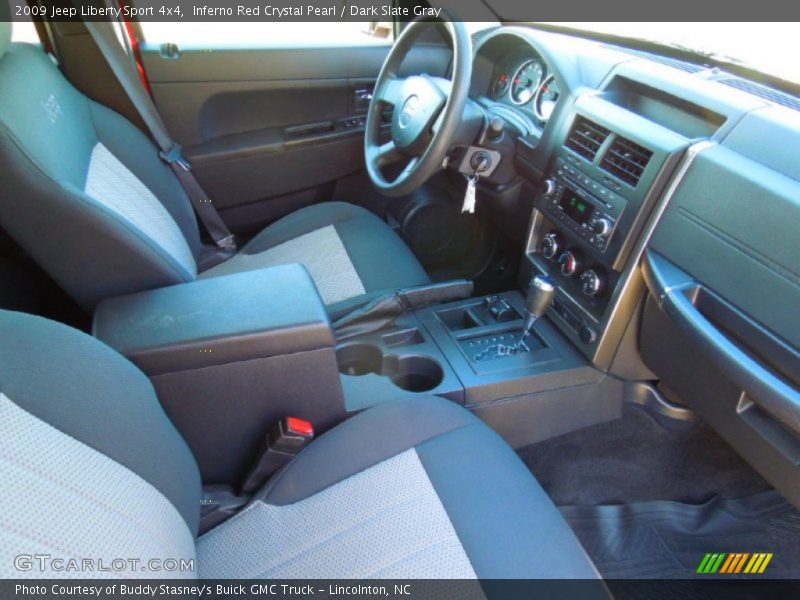 Inferno Red Crystal Pearl / Dark Slate Gray 2009 Jeep Liberty Sport 4x4