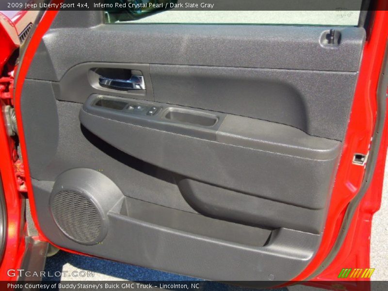 Inferno Red Crystal Pearl / Dark Slate Gray 2009 Jeep Liberty Sport 4x4