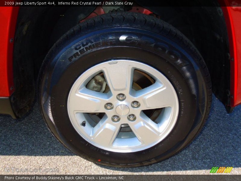Inferno Red Crystal Pearl / Dark Slate Gray 2009 Jeep Liberty Sport 4x4