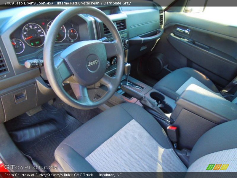 Inferno Red Crystal Pearl / Dark Slate Gray 2009 Jeep Liberty Sport 4x4
