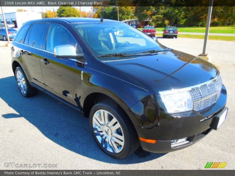 Black Clearcoat / Charcoal Black 2008 Lincoln MKX AWD