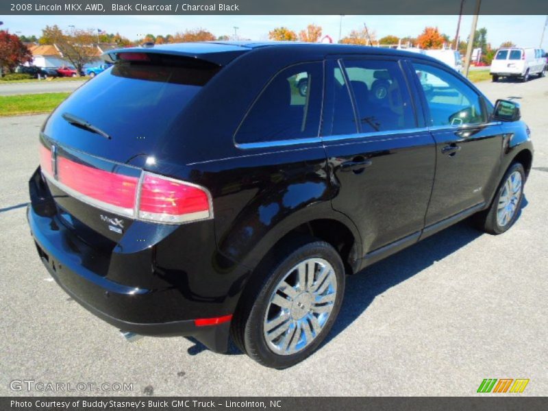 Black Clearcoat / Charcoal Black 2008 Lincoln MKX AWD